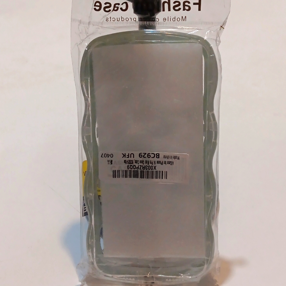 NWT iPhone 14 pro Max case clear teal and black - Picture 2 of 2